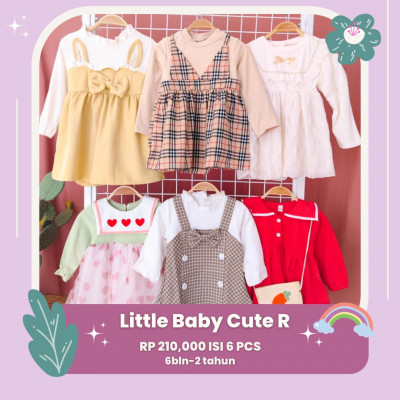 PAKET LITTLE BABY CUTE R ISI 6 PCS